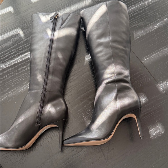 Shutz Mikki Up Leather Stiletto Tall Boots NWOB Size 8 - Picture 14 of 14